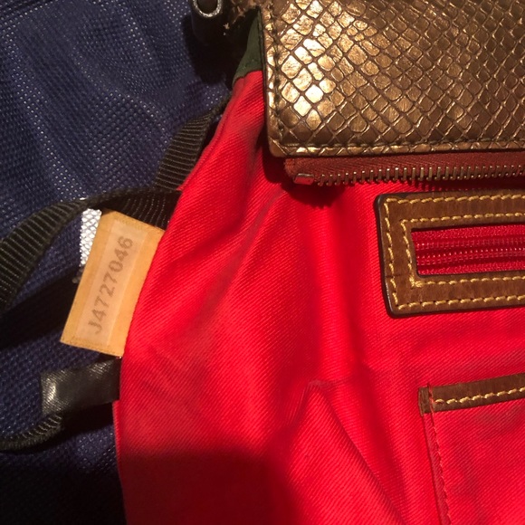 Authentic Dooney & Bourke Limited Edition Women’s Florentine Python Leather - Picture 5 of 7